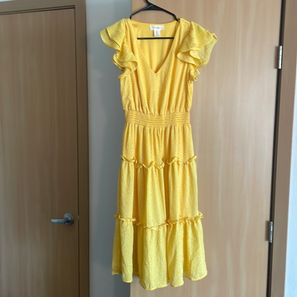 YELLOW Jessica Simpson Dress 🌻